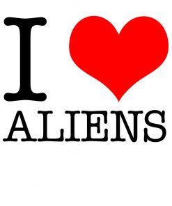 I Love Aliens T-shirt