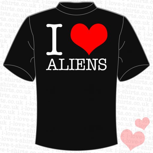 I Love Aliens T-shirt