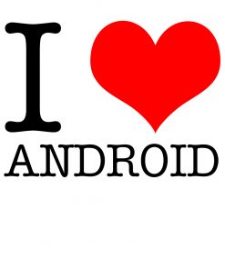 I Love Android T-shirt