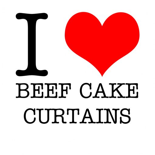 I Love Beef Cake Curtains T-shirt