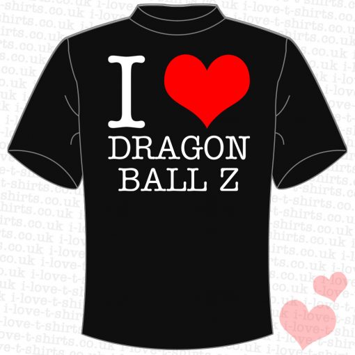 I Love Dragon Ball Z T-shirt