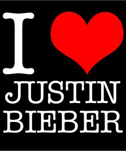 I Love Justin Bieber T-shirt