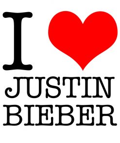 I Love Justin Bieber T-shirt