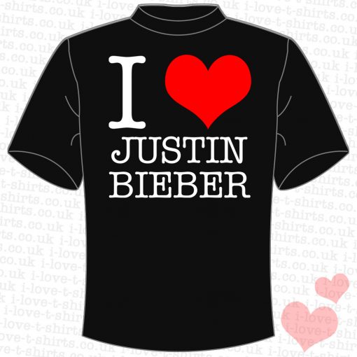 I Love Justin Bieber T-shirt