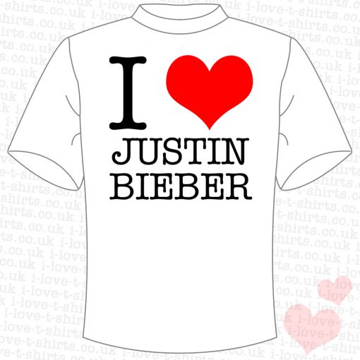 I Love Justin Bieber T-shirt