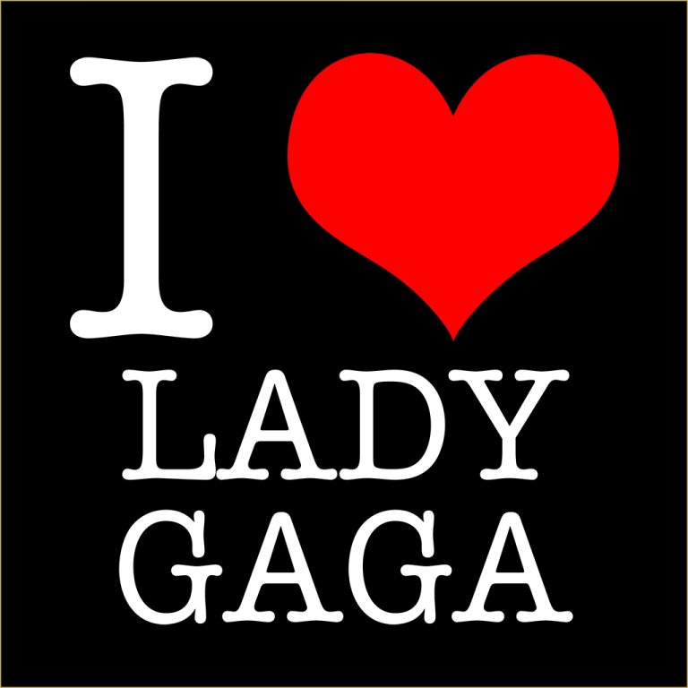 I Love Lady Gaga T-shirt - I Love T-shirts