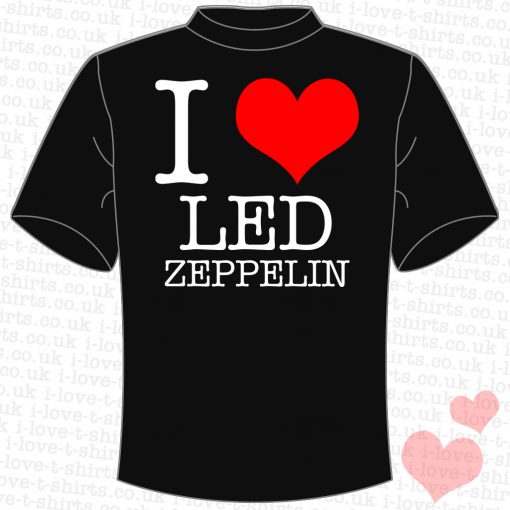 I Love Led Zeppelin T-shirt