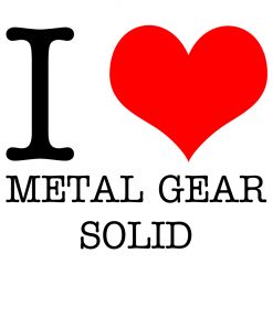 I Love Metal Gear Solid T-Shirt