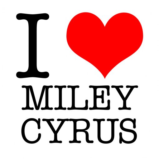 I Love Miley Cyrus T-shirt