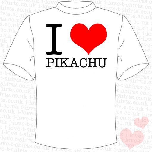 I Love Pikachu T-Shirt