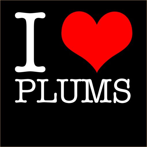 I Love Plums T-shirt