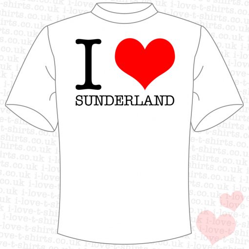 I Love Sunderland T-shirt