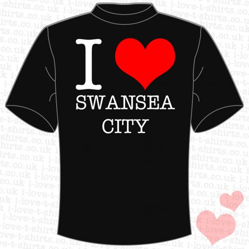 I Love Swansea City T-shirt