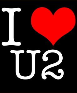 I Love U2 T-shirt