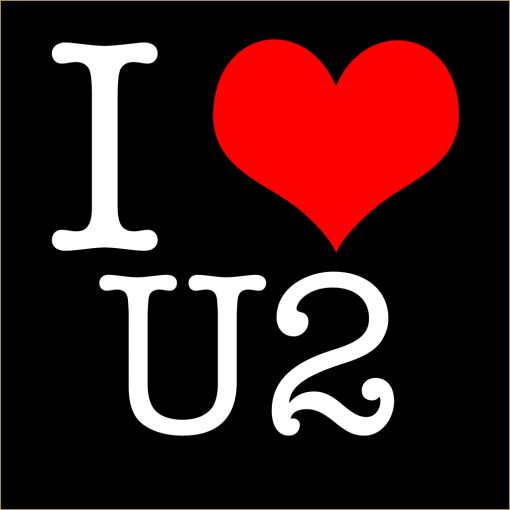 I Love U2 T-shirt