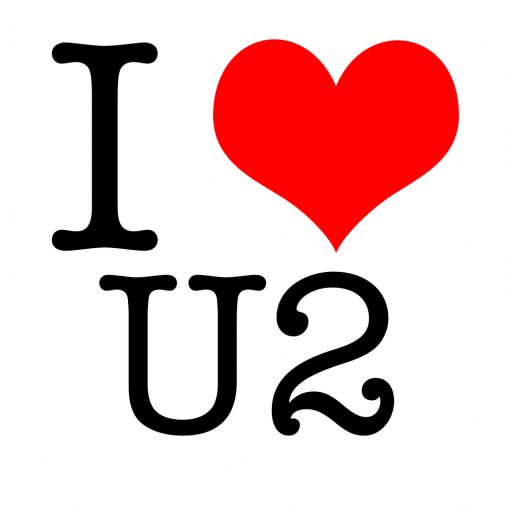 I Love U2 T-shirt