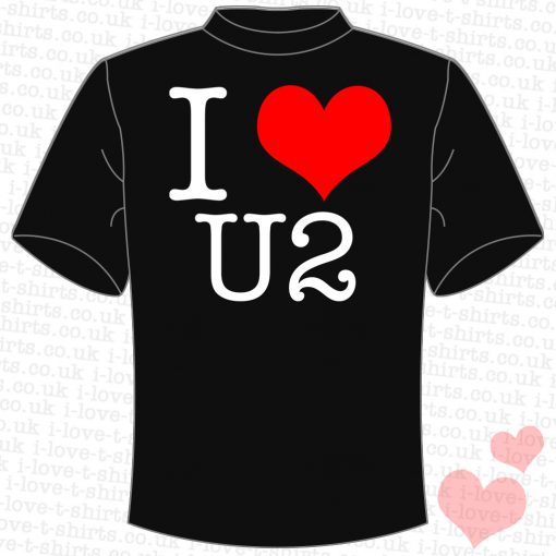 I Love U2 T-shirt