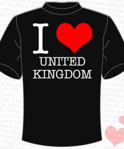 I Love United Kingdom T-shirt