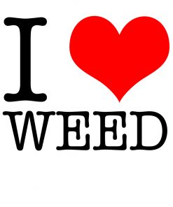 I Love Weed T-shirt