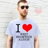I Love West Bromwich Albion T-shirt